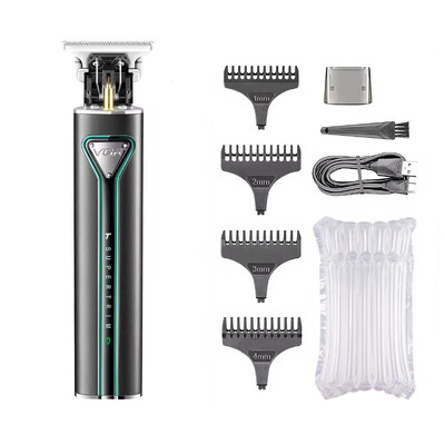 Mașină de tuns VGR Mașină electrică profesională de tuns pentru uz casnic cu afișaj LED Mașină de tuns portabilă T9 Trimmer pentru bărbați V-009