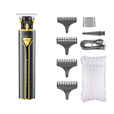 Mașină de tuns VGR Mașină electrică profesională de tuns pentru uz casnic cu afișaj LED Mașină de tuns portabilă T9 Trimmer pentru bărbați V-009