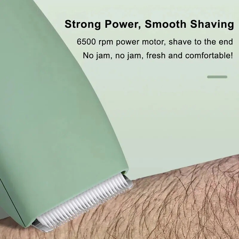 Trimer za šišanje dlačica na tijelu Brijač za muškarce Kuglasti trimer za prepone Stidne zamjenjive keramičke oštrice Brijač Električni brijač Vodootporan IPX-7