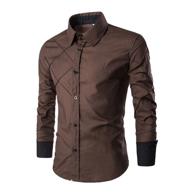 Модна бизнес стил Ежедневна риза с къс ръкав за мъже Удобни памучни основни социални официални ризи 2024 Мъжка висококачествена блуза