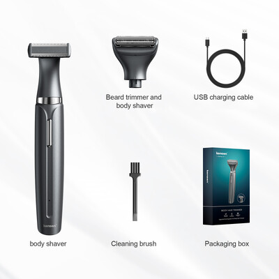 KENSEN S1 Električni brijač Trimer za dlačice na tijelu za muškarce 2 u 1 Profesionalni aparat za brijanje Brijač Nos Dlačice za bradu Trimer Brijač za brijanje MEG-578