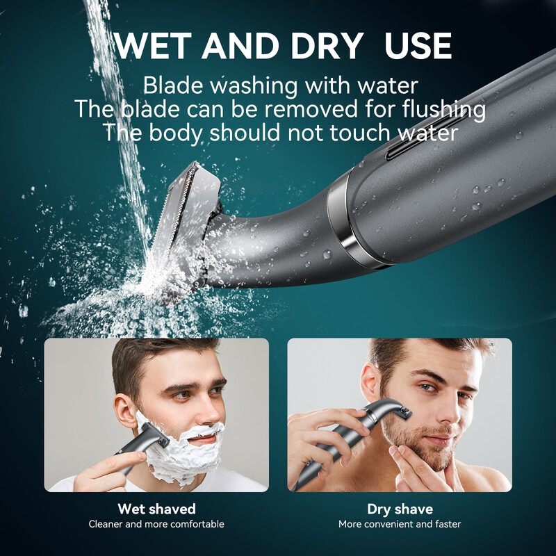 KENSEN S1 Električni brijač Trimer za dlačice na tijelu za muškarce 2 u 1 Profesionalni aparat za brijanje Brijač Nos Dlačice za bradu Trimer Brijač za brijanje MEG-578