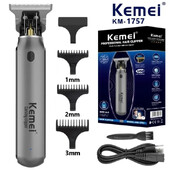 KEMEI električni T9 aparat za šišanje kose za muškarce Profesionalni trimer za šišanje brade Punjivi uljni trimer za glavu KM-1757