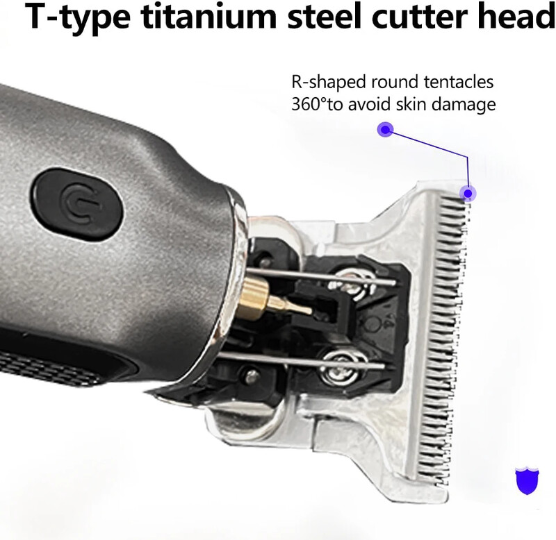 KEMEI električni T9 aparat za šišanje kose za muškarce Profesionalni trimer za šišanje brade Punjivi uljni trimer za glavu KM-1757