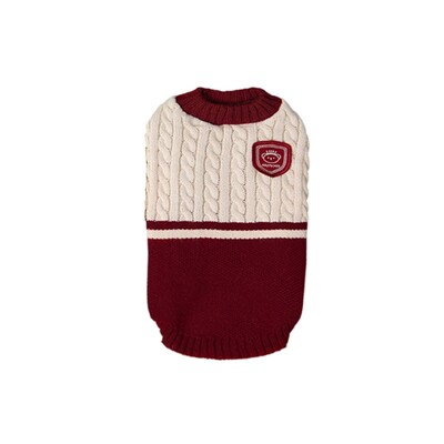 Iarna desene animate pisică haine câine pulover cald de Crăciun pentru mic Yorkie animale de companie haine haine tricotat croșetat câine pulover Ropa Perro