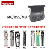 Madeshow M9 M11 M6 Αυθεντική λεπίδα, κουρευτική μηχανή FADE λεπίδα, ρυθμιζόμενη κεφαλή κοπής 0 χλστ.