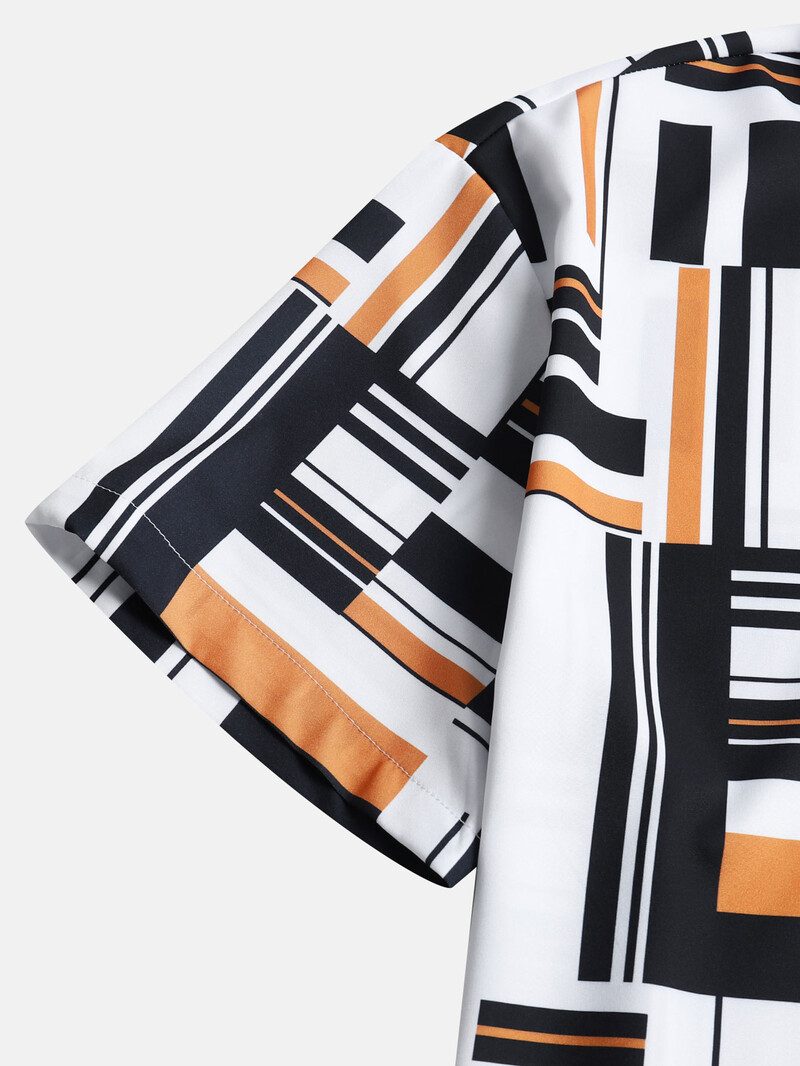 2024 Meeste mood, digitaalne trükitud lühikeste varrukatega särk Meeste Hawaii trükitud särk