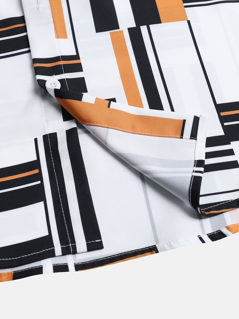 2024 Meeste mood, digitaalne trükitud lühikeste varrukatega särk Meeste Hawaii trükitud särk