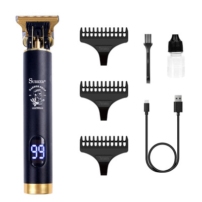 Surker električni aparat za šišanje kose trimer za muškarce punjivi električni brijač brada brijač stroj za šišanje kose za muškarce