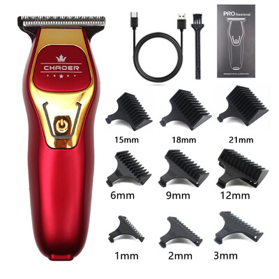 CHAOER A97 Profesionalni muški trimer za kosu Mini bežični stroj za šišanje 0 mm Obrijana glava s USB punjenjem Stroj za šišanje