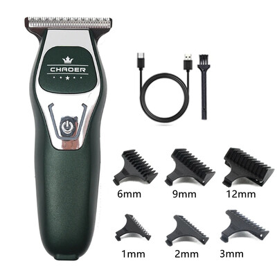 CHAOER A97 Profesionalni muški trimer za kosu Mini bežični stroj za šišanje 0 mm Obrijana glava s USB punjenjem Stroj za šišanje