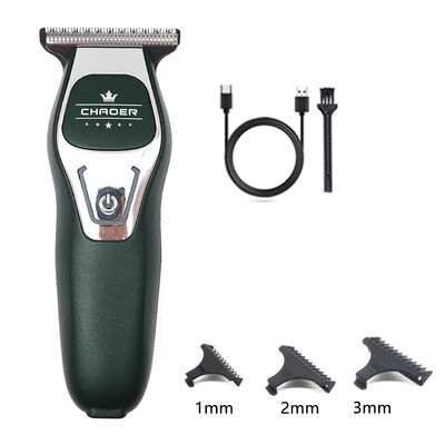CHAOER A97 Profesionalni muški trimer za kosu Mini bežični stroj za šišanje 0 mm Obrijana glava s USB punjenjem Stroj za šišanje