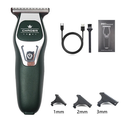 CHAOER A97 Profesionalni muški trimer za kosu Mini bežični stroj za šišanje 0 mm Obrijana glava s USB punjenjem Stroj za šišanje