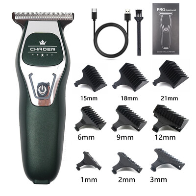 CHAOER A97 Profesionalni muški trimer za kosu Mini bežični stroj za šišanje 0 mm Obrijana glava s USB punjenjem Stroj za šišanje