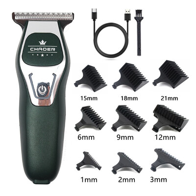CHAOER A97 Profesionalni muški trimer za kosu Mini bežični stroj za šišanje 0 mm Obrijana glava s USB punjenjem Stroj za šišanje