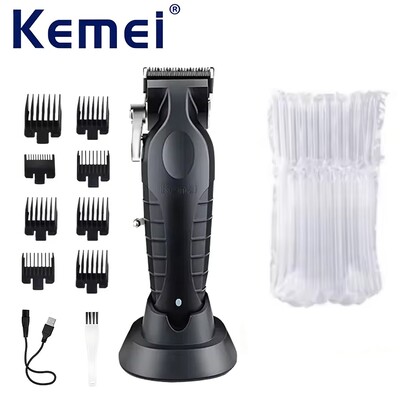 Kemei KM-2296 Profesionalni trimer za kosu i bradu Komplet za njegu Brijač Frizura Brijanje Električni brijač za muškarce Usb