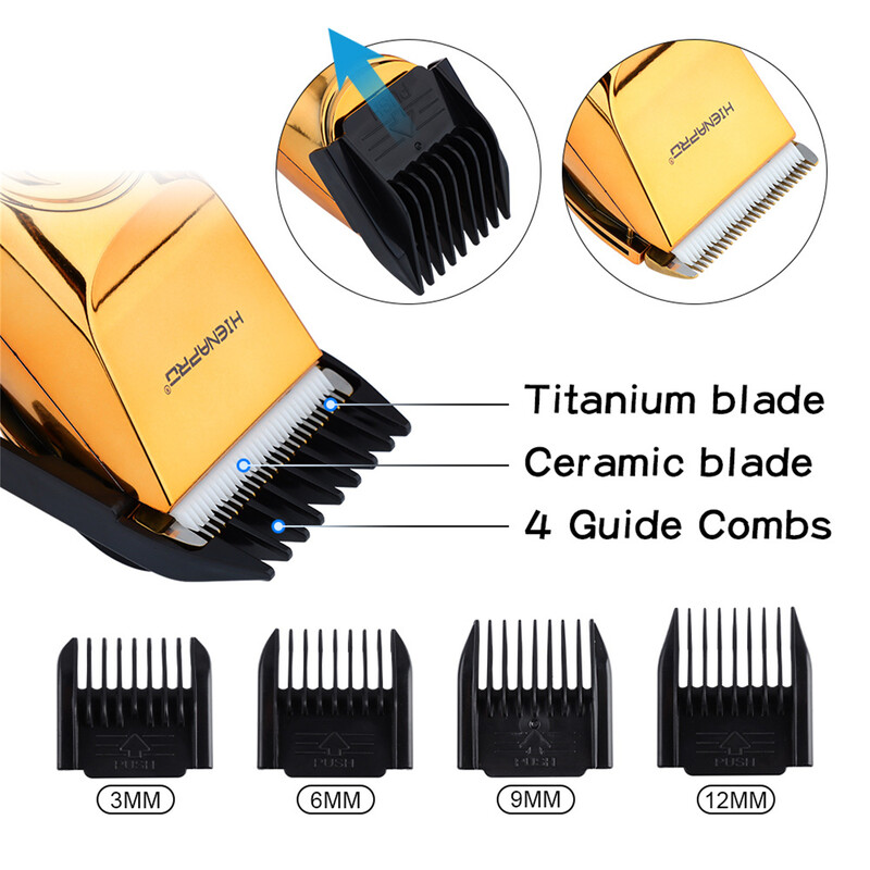 HIENA Trimer za kosu za tijelo za muškarce žene Bikini Prepone Električni trimer za kosu Punjivi aparat za šišanje Brijač Vodootporne škare