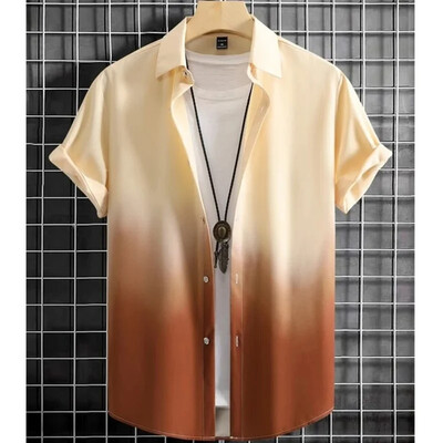 Havajska košulja s cvjetnim 3d printom Muškarci Ženska moda Turn Down Hawaii košulje za plažu Muška bluza Muške vocation Flower Camisas Ljeto