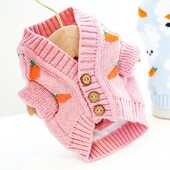 Zimska topla odjeća za pse Luksuzni džemper za pse Kaput sa slatkim printom Odjeća za štene Mekani džemper za mačke Kostimi za kućne ljubimce Kaput za Yorkieja Teddy jakna