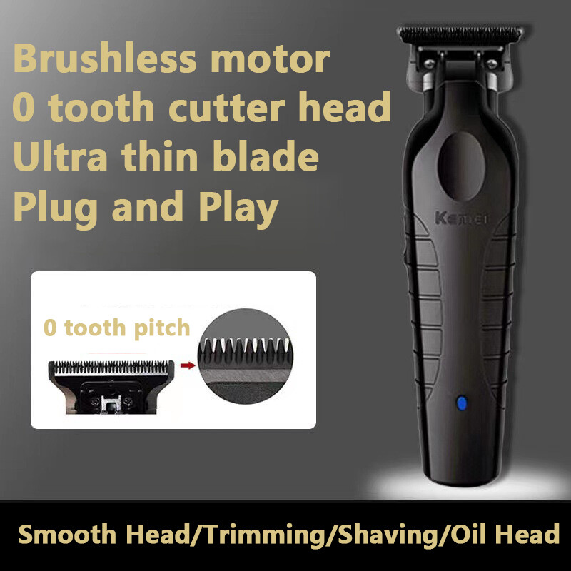 Kemei 2299 Barber bežični trimer za kosu 0 mm Zero Gapped Carving Clipper Detailer Profesionalni električni završni stroj za rezanje
