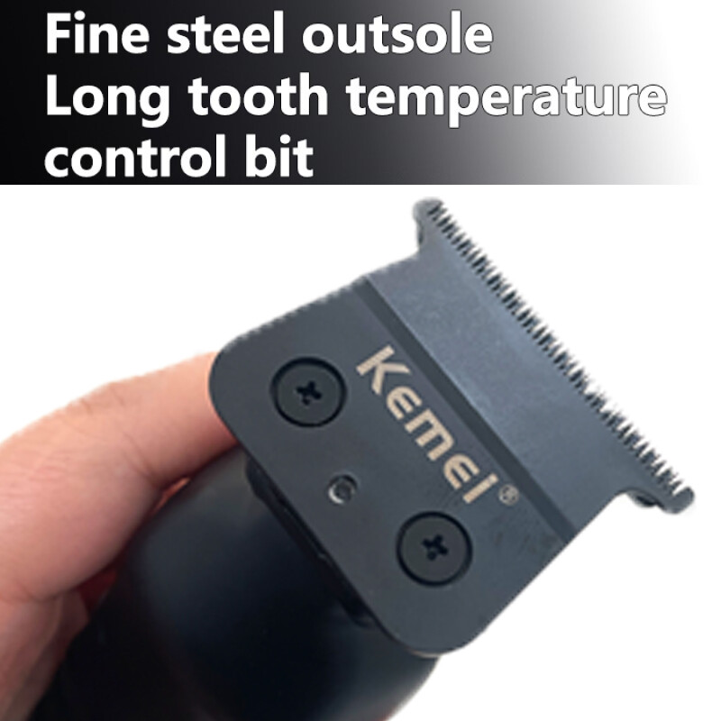 Kemei 2299 Barber bežični trimer za kosu 0 mm Zero Gapped Carving Clipper Detailer Profesionalni električni završni stroj za rezanje