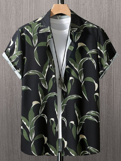 Muška košulja kratkih rukava, nova ljetna košulja na rever u havajskom stilu, ležerna modna košulja velike veličine