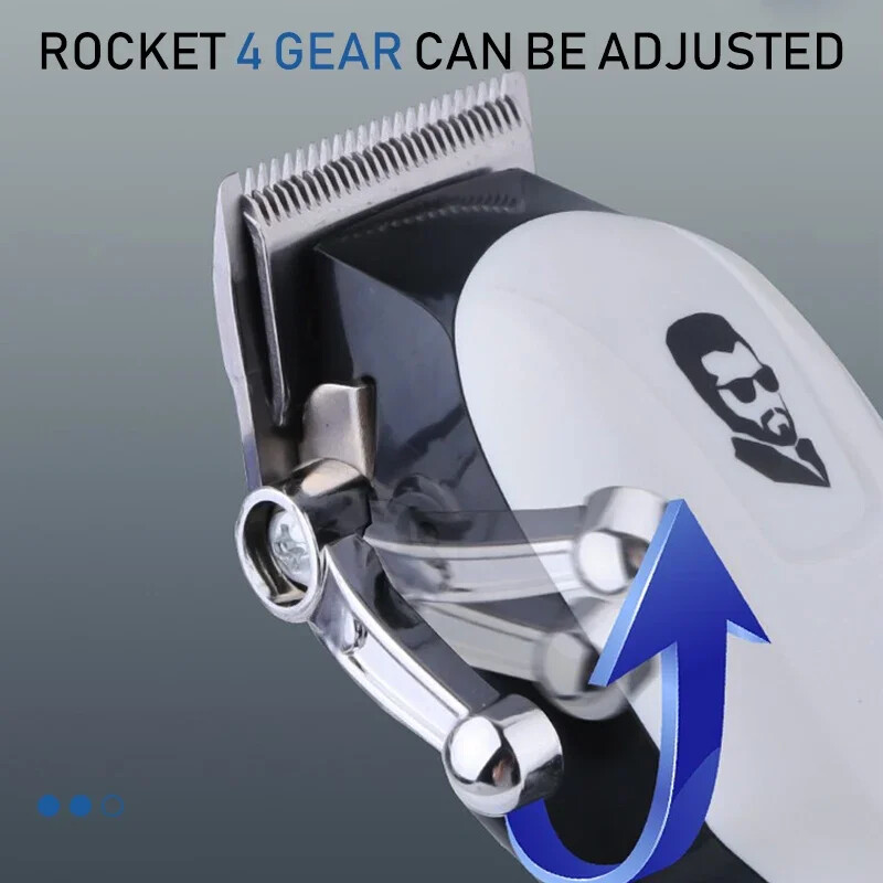 Kemei KM-232 Profesionalna muška mašina za šišanje Bežična mašina za šišanje kose LCD mašina za šišanje kose USB punjenje mašina za šišanje kose