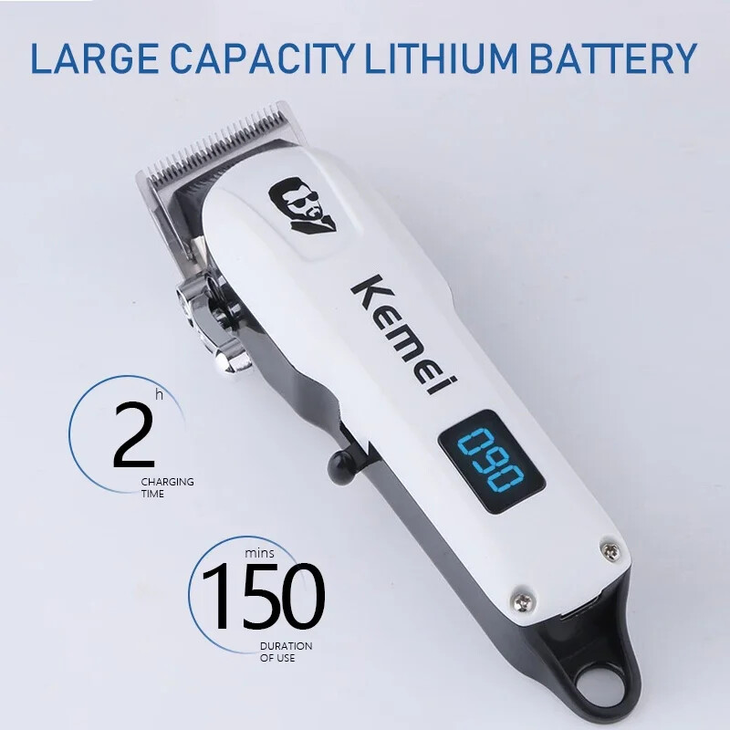 Kemei KM-232 Profesionalna muška mašina za šišanje Bežična mašina za šišanje kose LCD mašina za šišanje kose USB punjenje mašina za šišanje kose