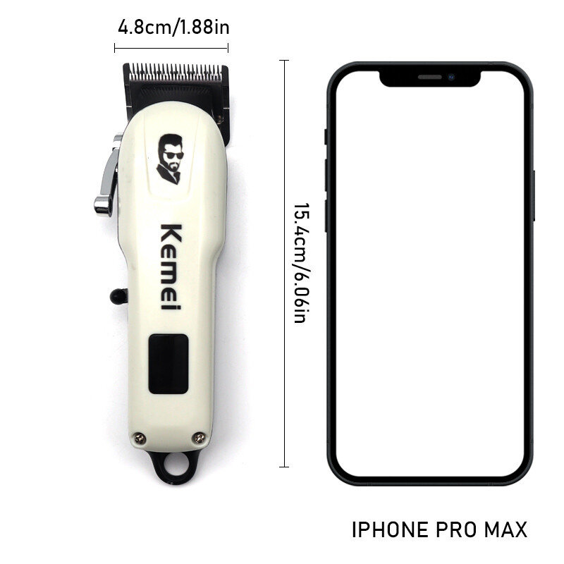 Kemei KM-232 Profesionalna muška mašina za šišanje Bežična mašina za šišanje kose LCD mašina za šišanje kose USB punjenje mašina za šišanje kose