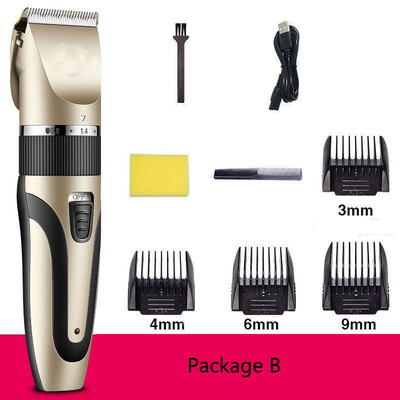 Aparat de tuns pentru bărbați Aparat de ras electric Mașini profesionale de tuns păr Barba Clipperr Dispozitiv de tuns păr Reductor pentru aparat de tuns