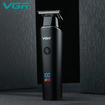 VGR Hair Trimmer Professional Electric Trimmers Cordless Hair Clipper Επαναφορτιζόμενη οθόνη LED V 937