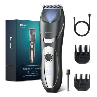 KENSEN S5 Trimmer de tuns pentru corp inghinal Aparator de ras cu bile pentru barbati, femei, tuns pentru ingrijire corporala, pentru indepartarea parului, aparat de tuns ceramica, epilator pentru bikini