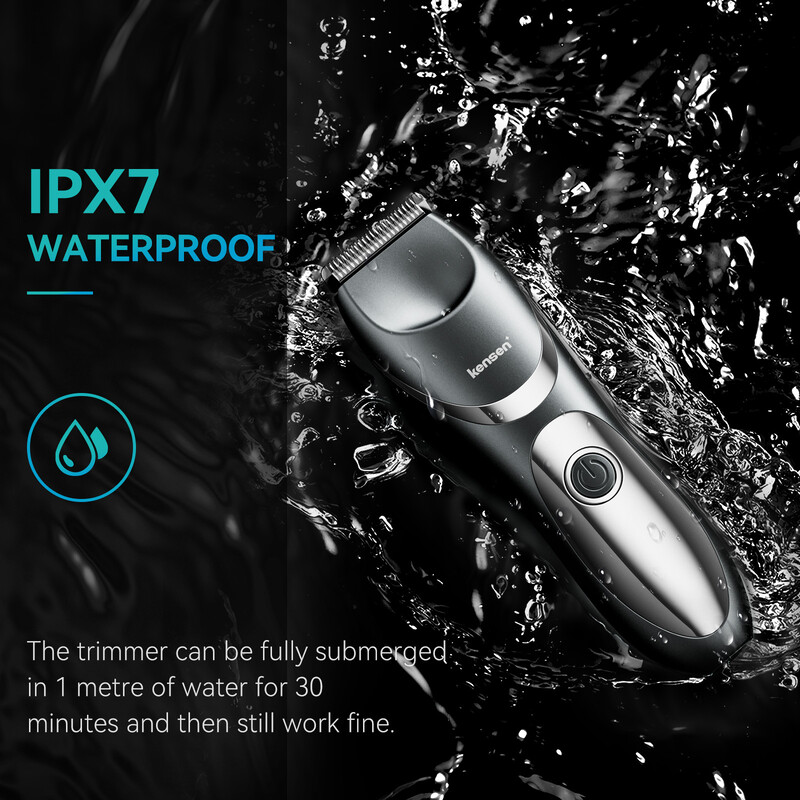 KENSEN S5 Trimmer de tuns pentru corp inghinal Aparator de ras cu bile pentru barbati, femei, tuns pentru ingrijire corporala, pentru indepartarea parului, aparat de tuns ceramica, epilator pentru bikini