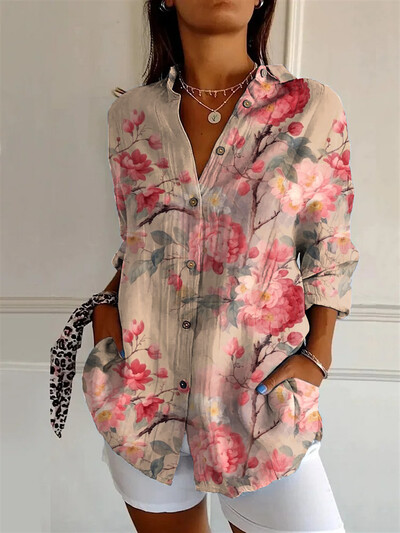 HOcean show 3d print majice ženska moda Havajske košulje ležerne majice za plažu ulične profesionalne majice ženska odjeća lape