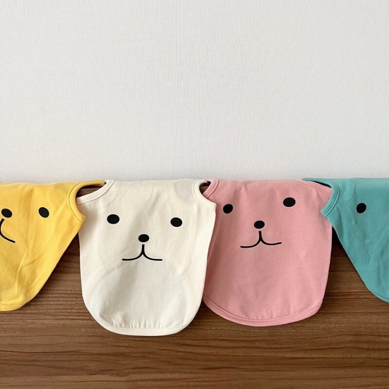 Õhuke T-särk koertele kasside kutsikate suvevest Teddy Pomeranian väike, keskmine hingav koerte riietus, lemmikloomade kostüüm