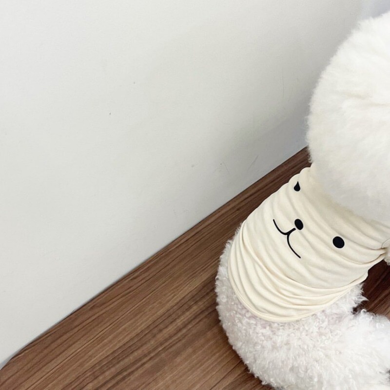 Õhuke T-särk koertele kasside kutsikate suvevest Teddy Pomeranian väike, keskmine hingav koerte riietus, lemmikloomade kostüüm