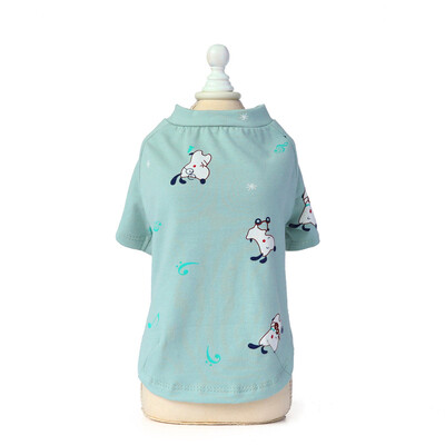 Odjeća za kućne ljubimce sa slatkim printom voća Ljetni pamučni prsluk za pse za male pse Chihuahua Pomeranian Puppy T-shirt Odjevna oprema ropa perro