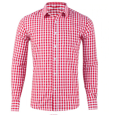 Nova košulja dugih rukava iz 2024., 3D digitalni ispis, moderna, ležerna muška košulja s kariranim ovratnikom, dugmad, ležerna košulja s gumbima, P