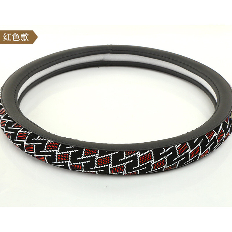 Four Seasons Universal Full Mesh κάλυμμα τιμονιού Διασυνοριακή αποστολή Ανθεκτικό στη φθορά Μοντέρνο δερμάτινο κάλυμμα λαβής αυτοκινήτου