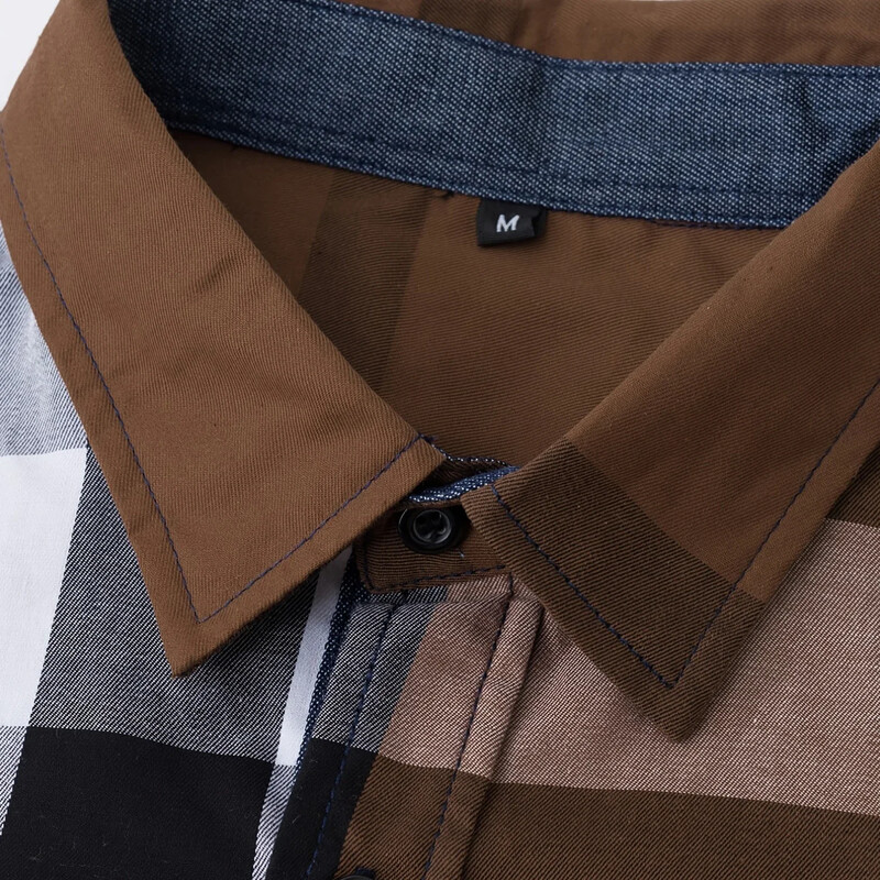 2023, nove modne muške košulje s dugim rukavima, 100% pamuk, karirane muške ležerne poslovne društvene majice za muškarce