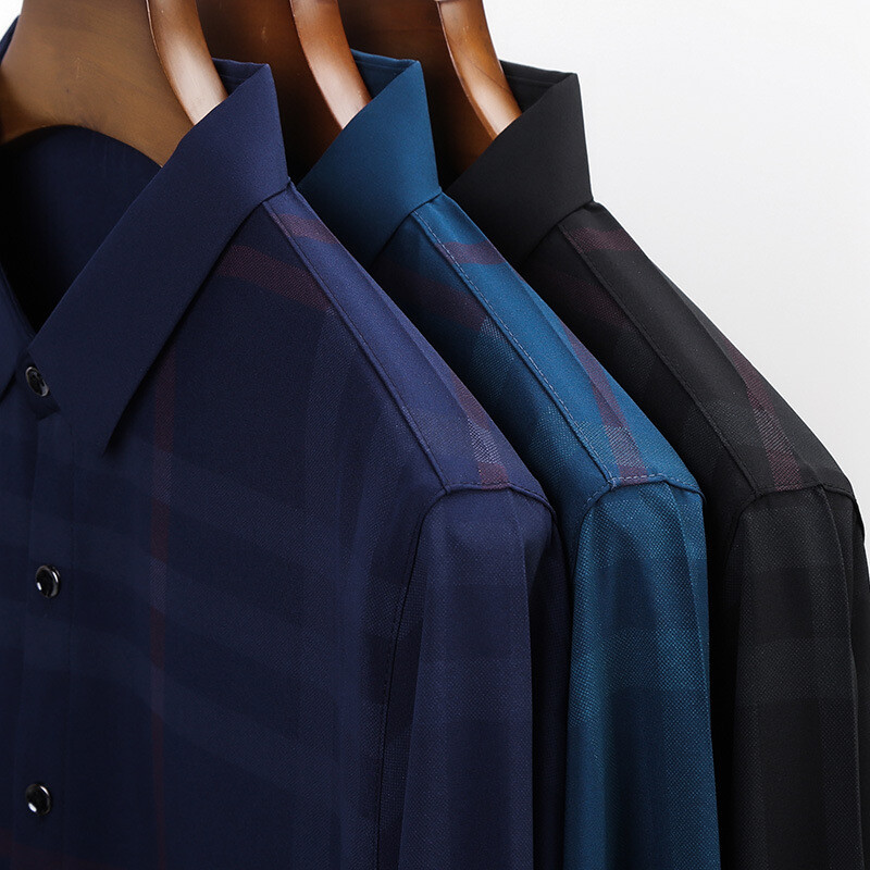 Kevadine ja sügisene meeste polokaelus, üherealine triibuline kontrastvärviline pikkade varrukatega kardigansärk, mood vabaaja pidulikud topid