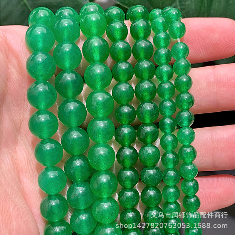 Natural Chalcedony Beads DIY Jewelry Accessories Handmade Beads Semi-finished Jade Beads Factory Άμεσες πωλήσεις