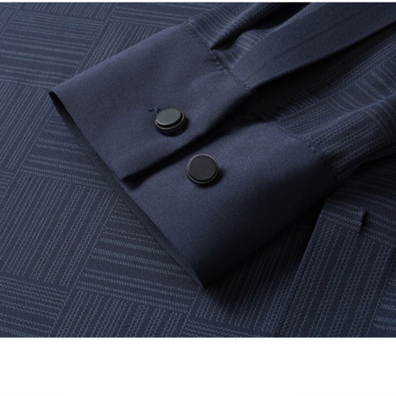 Proljetni i jesenski muški kardigan s polo ovratnikom s jednorednim kopčanjem Karirani vez Jednobojna majica dugih rukava Donji dio majice Gornji dijelovi