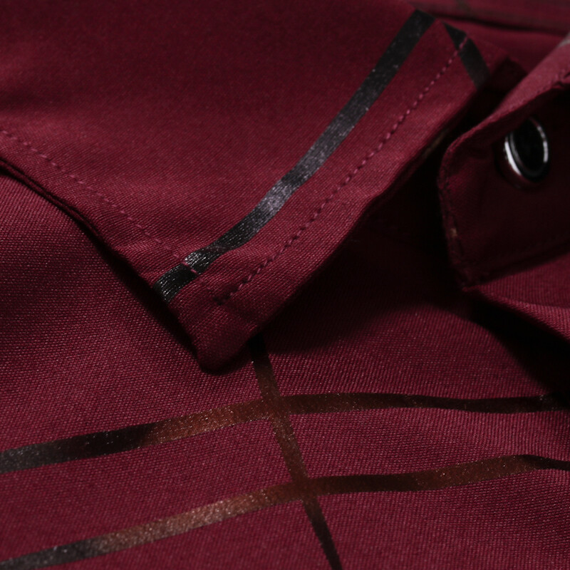 FGKKS ljetna marka muške košulje s printom, ležerna muška društvena košulja dugih rukava, uska muška košulja