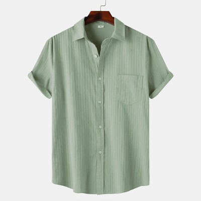 Bijela patchwork košulja blusa Muške modne majice kratkih rukava Najnovija ljetna ležerna ulična bluza Seksi muška odjeća 2024.