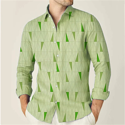 Modna muška košulja, ležerna košulja dugih rukava, majice s printom u kutu, 13 boja, muška odjeća, kardigan, visokokvalitetne, elegantne majice