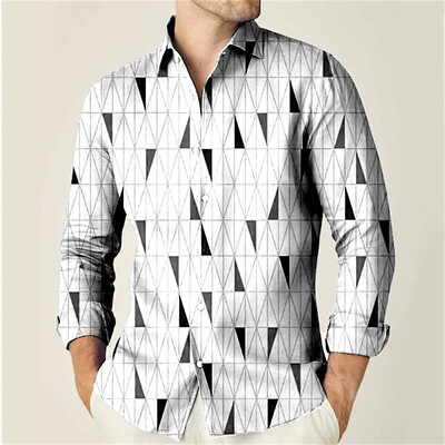 Modna muška košulja, ležerna košulja dugih rukava, majice s printom u kutu, 13 boja, muška odjeća, kardigan, visokokvalitetne, elegantne majice