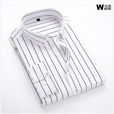 Batmo 2023 uustulnuk kevadised kvaliteetsed segatud vabaaja punased särgid meeste triibulised särgid, valged särgid meeste pluss-suuruses S-5XL