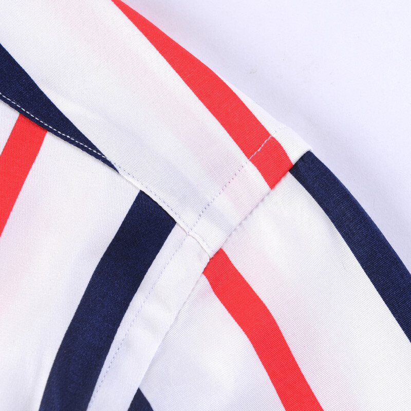 Muške košulje s dugim rukavima i ovratnikom na dugmad, dizajn na pruge, udobna mekana pamučna košulja, uski kroj, elegantne, ležerne muške majice