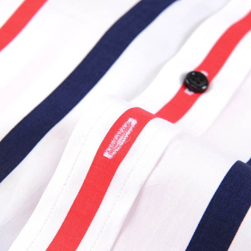 Muške košulje s dugim rukavima i ovratnikom na dugmad, dizajn na pruge, udobna mekana pamučna košulja, uski kroj, elegantne, ležerne muške majice